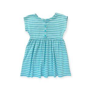 Hanna Turquoise Stripe Dress · 5